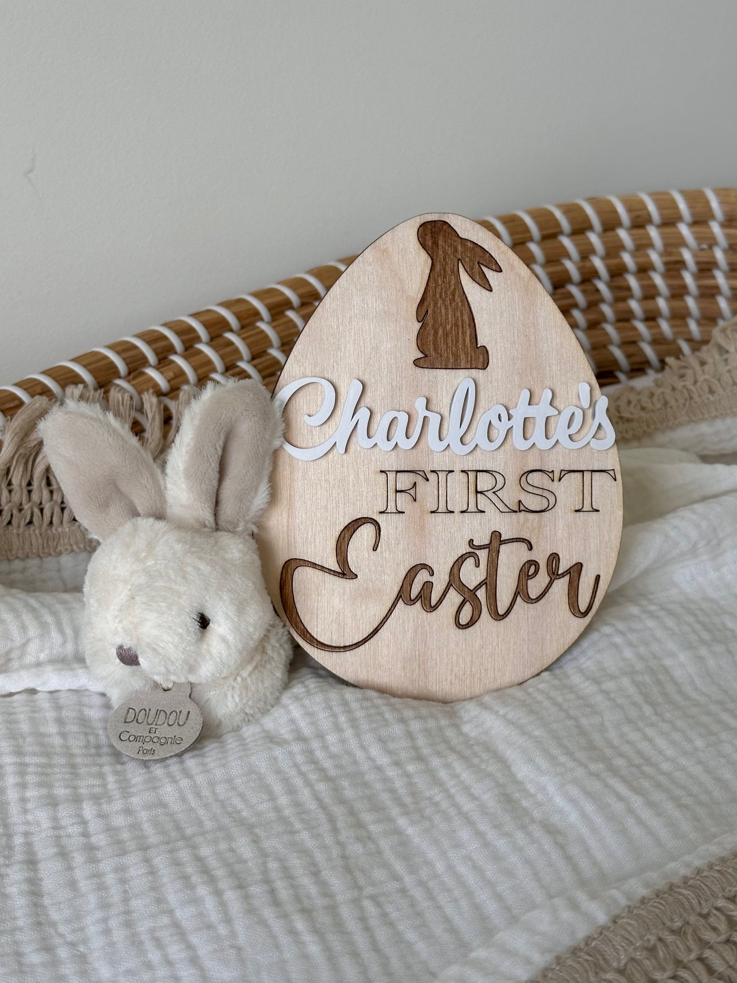 Personalised 'First Easter' Milestone Egg