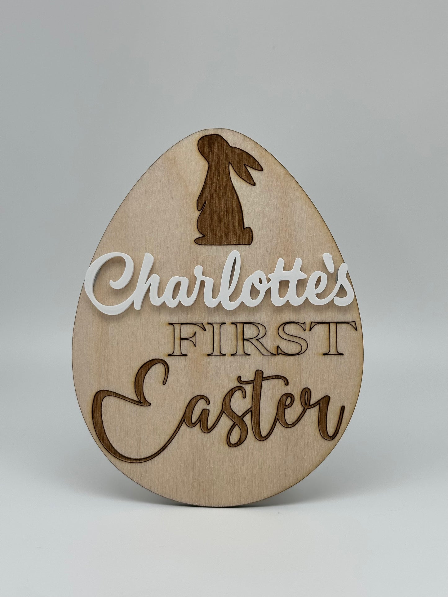 Personalised 'First Easter' Milestone Egg