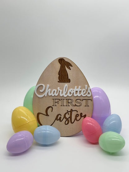 Personalised 'First Easter' Milestone Egg