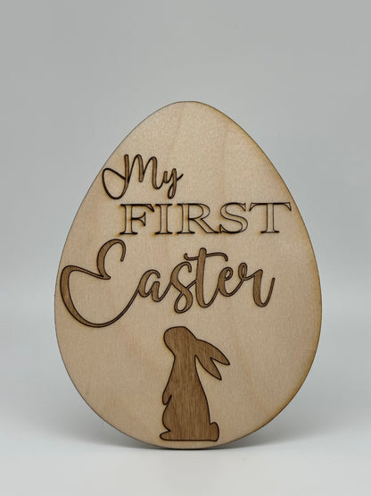 'My First Easter' Milestone Egg